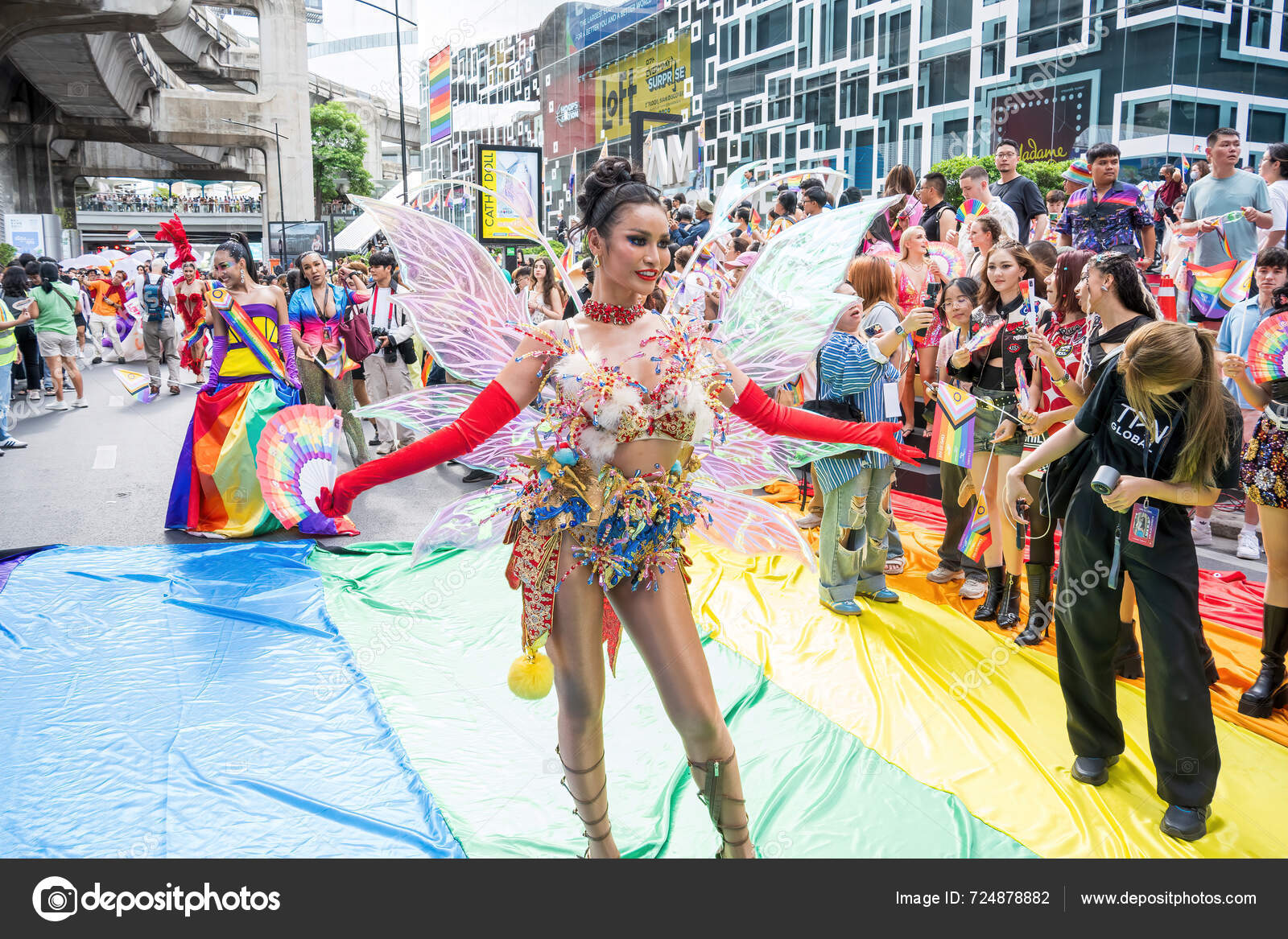 Bangkok Tailândia Jun 2024 Bangkok Pride Festival 2024 Curta Ação