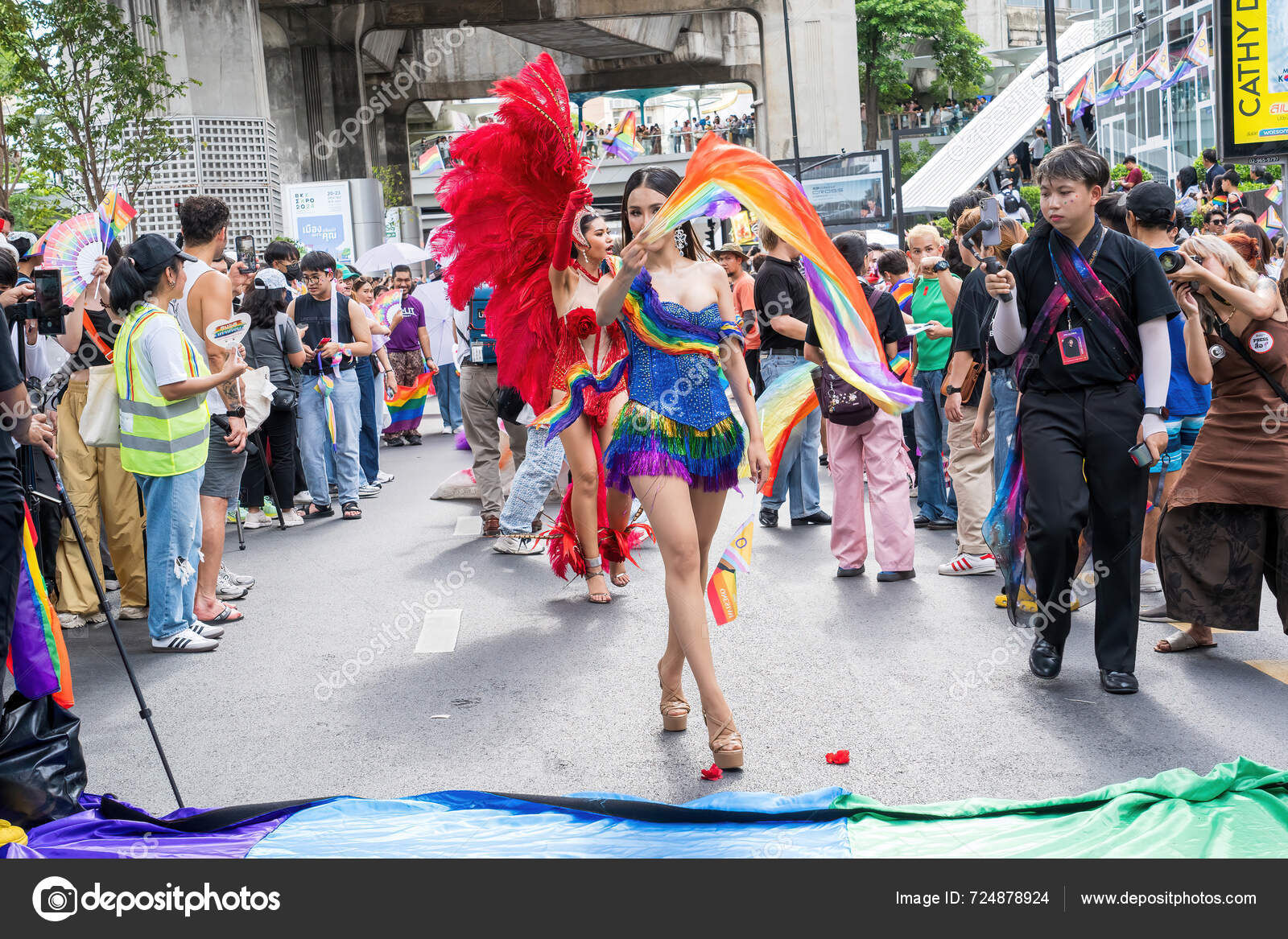 Bangkok Thaïlande Juin 2024 Bangkok Pride Festival 2024 L'action Courte