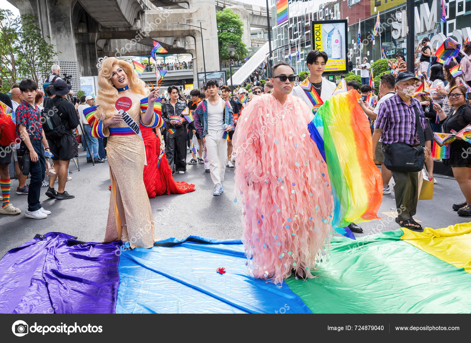 Bangkok Thaïlande Juin 2024 Bangkok Pride Festival 2024 L'action Courte