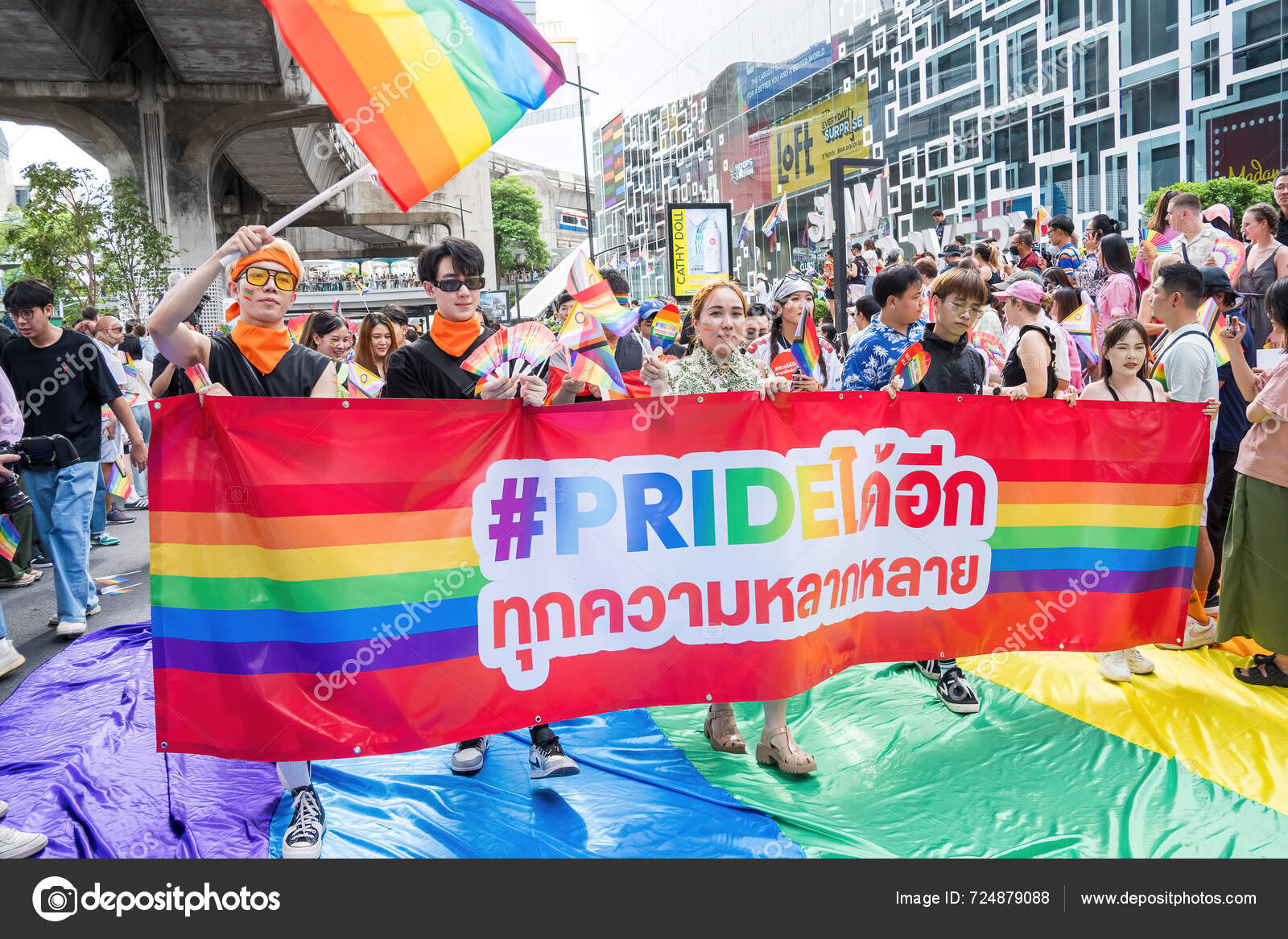 Bangkok Thaïlande Juin 2024 Bangkok Pride Festival 2024 L'action Courte