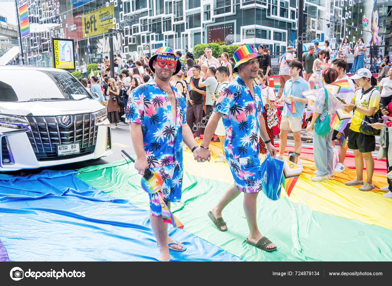 Bangkok Tailandia Jun 2024 Bangkok Pride Festival 2024 Acción Corta