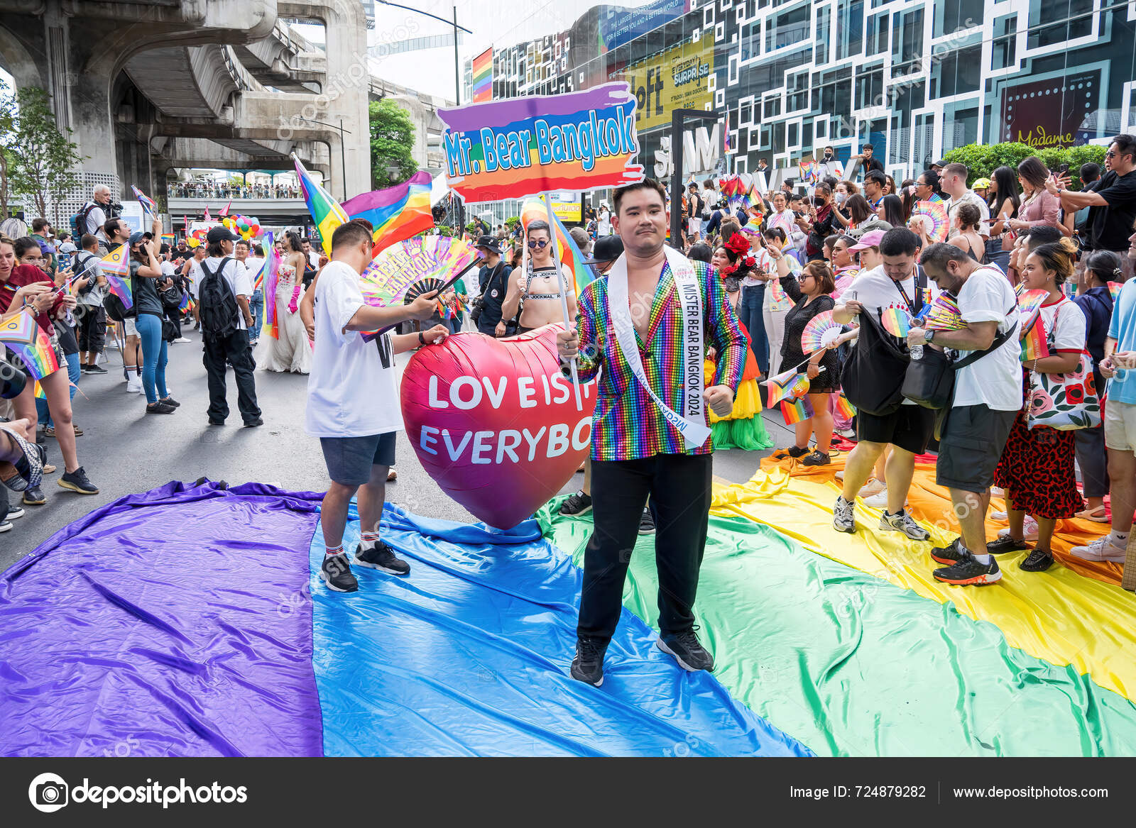 Bangkok Tailândia Jun 2025 Bangkok Pride Festival 2025 Curta Ação