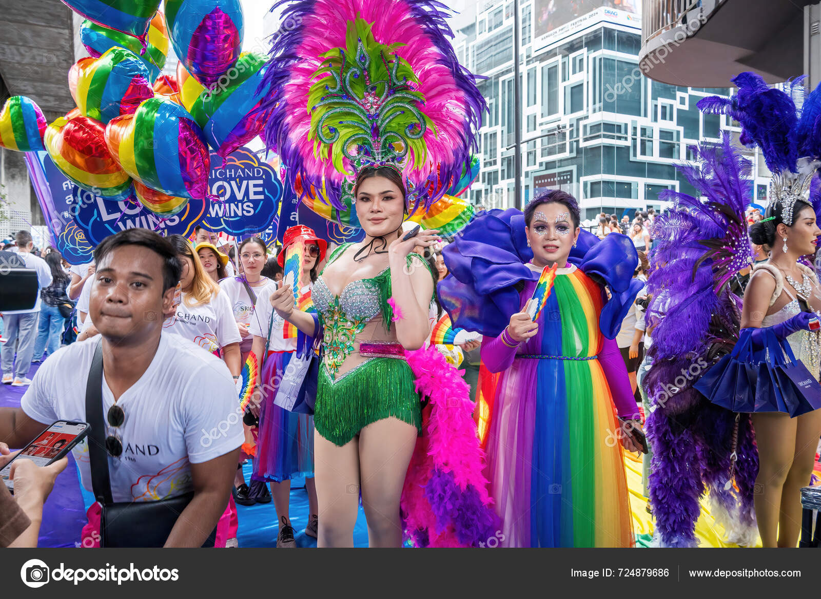 Bangkok Tailandia Jun 2024 Bangkok Pride Festival 2024 Acción Corta