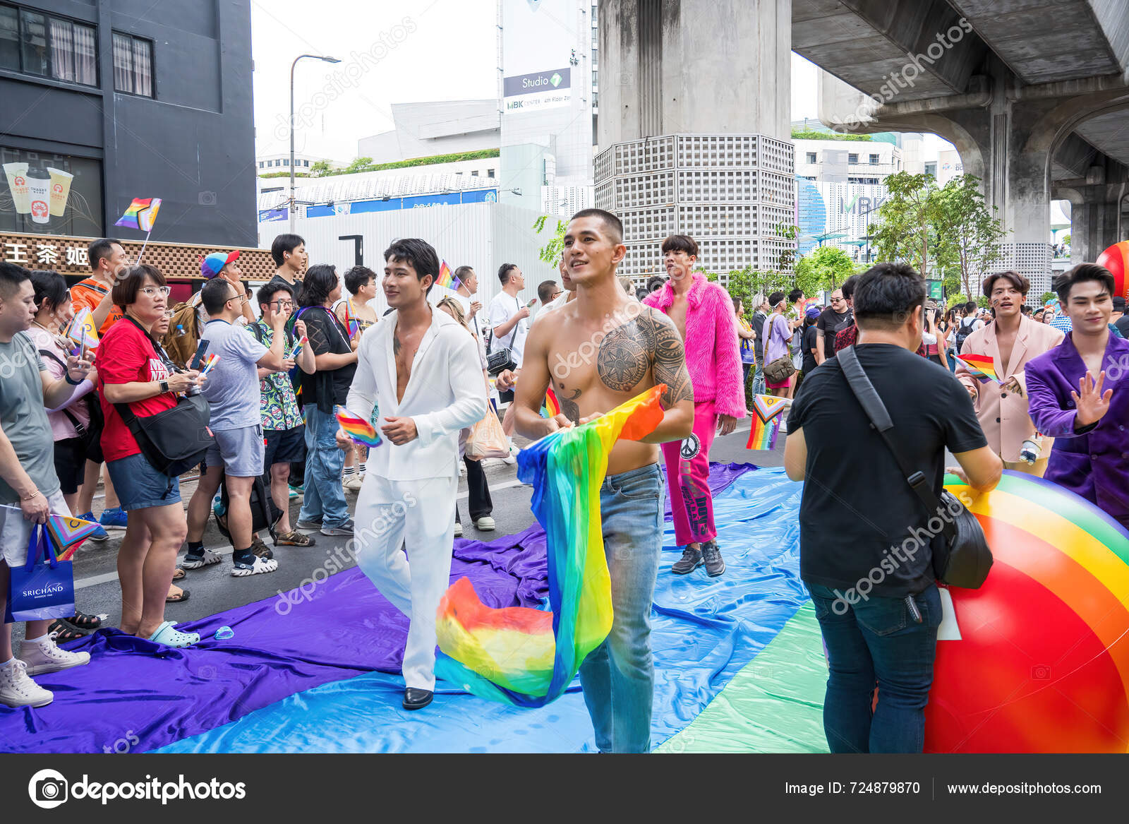 Bangkok Thaïlande Juin 2024 Bangkok Pride Festival 2024 L'action Courte
