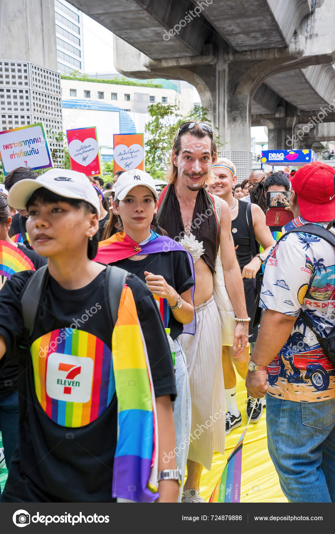 Bangkok Thailand Jun 2024 Bangkok Pride Festival 2024 Short Action