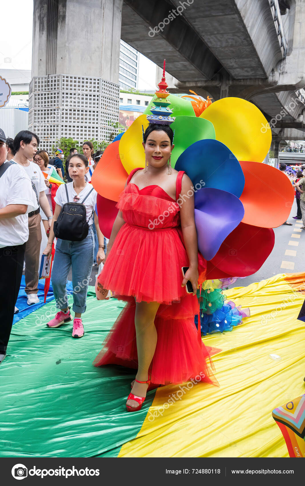 Bangkok Tailandia Jun 2024 Bangkok Pride Festival 2024 Acción Corta