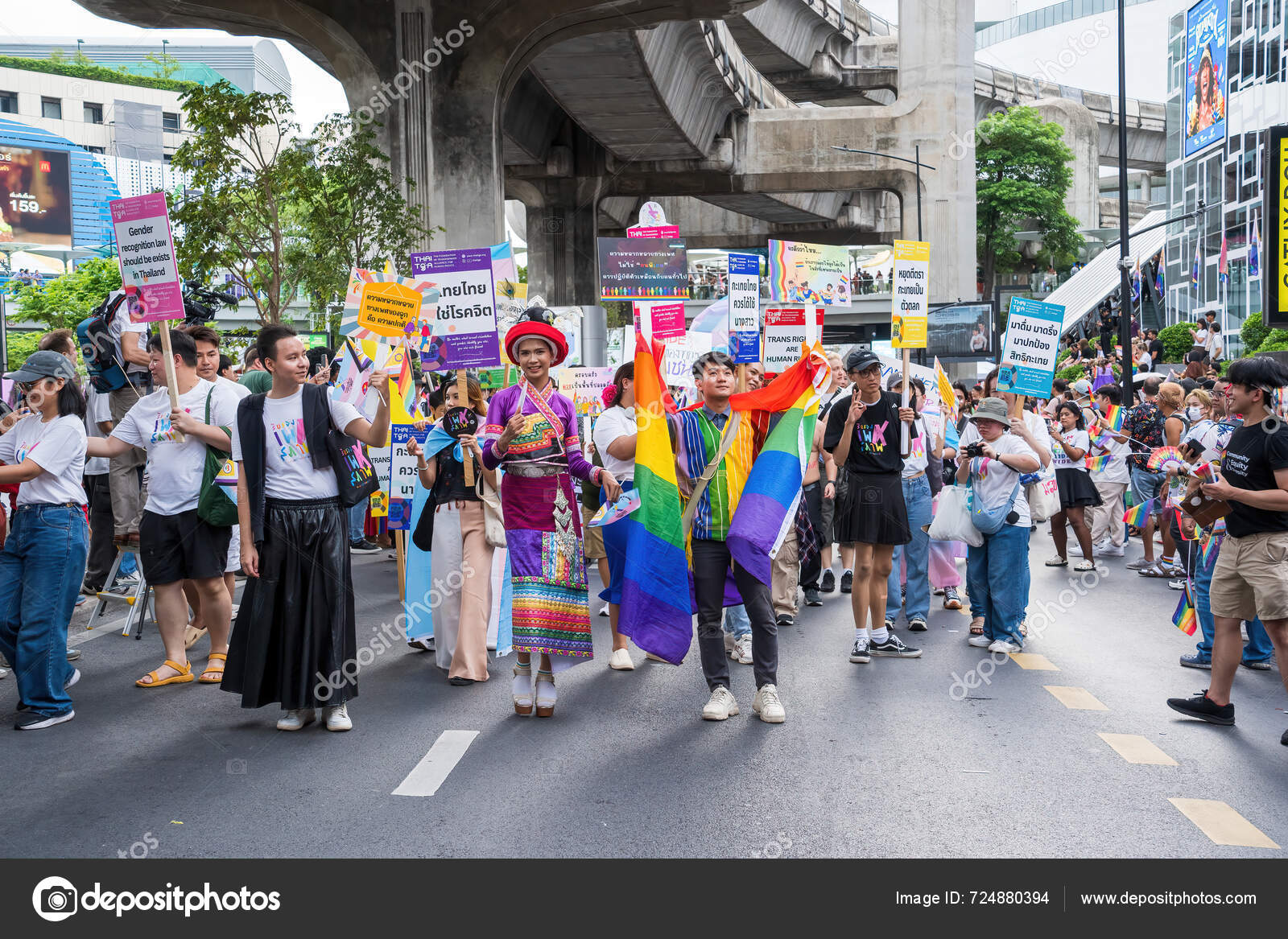 Bangkok Thaïlande Juin 2024 Bangkok Pride Festival 2024 L'action Courte