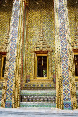 Bangkok, Tayland 'daki Wat Ratchabophit Sathit Maha Simaram' ın bir simgesi. Her dinde herkesin ziyaret edebileceği bir yer..