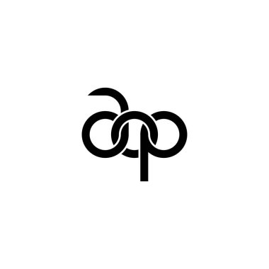 Harfler AOP Monogram logo tasarımı