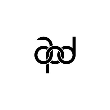 Harfler APD Monogram logo tasarımı