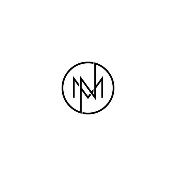 Круглые Элегантные Буквы Вектор Дизайна Логотипа — стоковый вектор