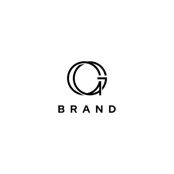 Letras Elegantes Luxuosas Monogram Logo Design Vector Eps —  Vetores de Stock
