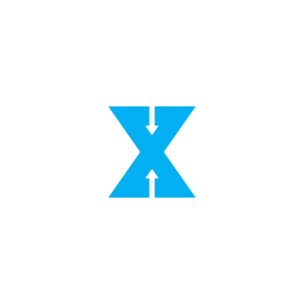 Початкові Літери Дизайн Логотипу Стрілка — стоковий вектор