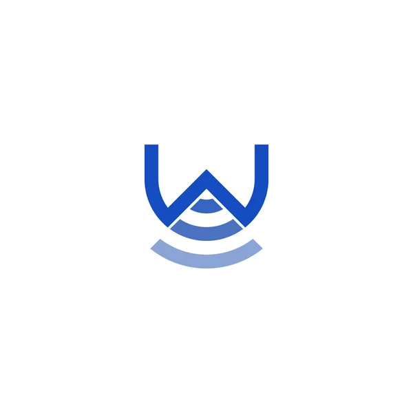 Logo Wave Wave — Stockový vektor