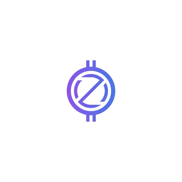 Lettre Token Logo Design — Image vectorielle