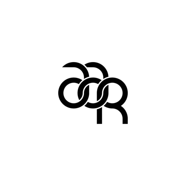 Літери Aar Монограма Дизайн Логотипу — стоковий вектор