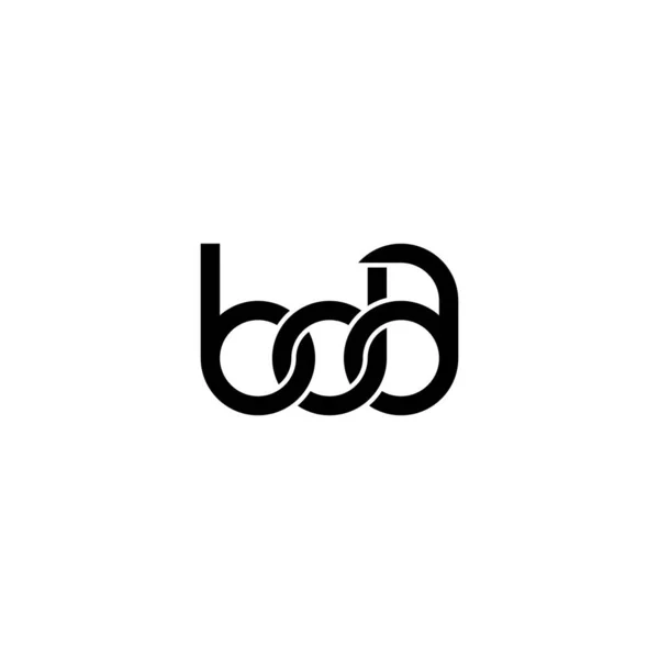 Дизайн Логотипа Bda Monogram — стоковый вектор
