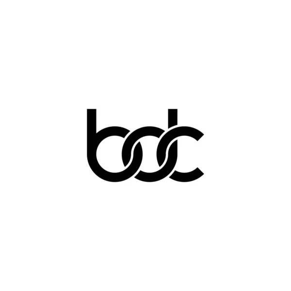 Дизайн Логотипа Bdc Monogram — стоковый вектор