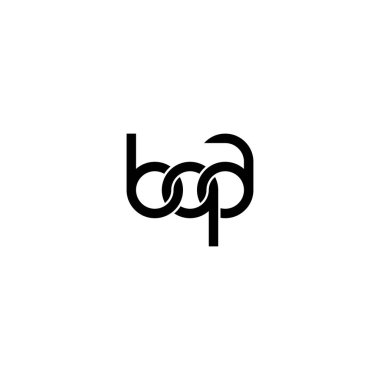 Harfler BQA Monogram logo tasarımı