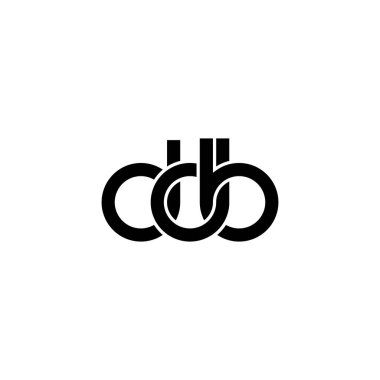 Harfler DDB Monogram logo tasarımı