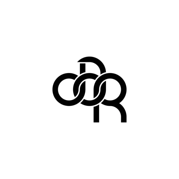 Літери Dar Monogram Дизайн Логотипу — стоковий вектор