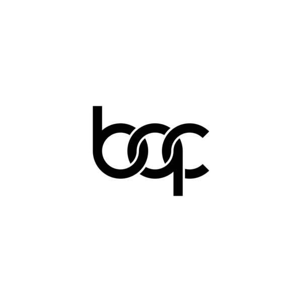 Дизайн Логотипа Bqc Monogram — стоковый вектор