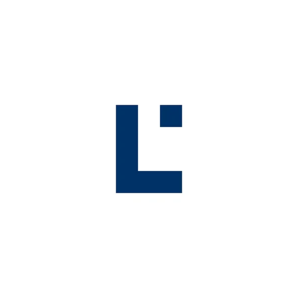 Bokstäver Square Minimal Logotyp Design Vektor — Stock vektor