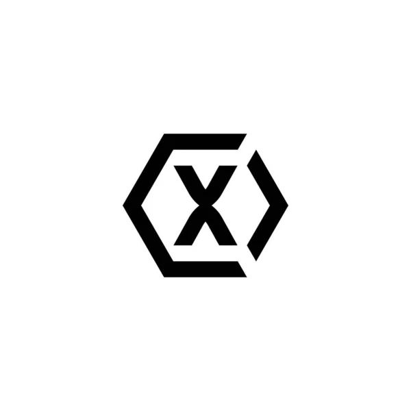 Cartas Cox Cxo Ocx Oxc Xoc Xco Hexagon Logo — Vector de stock
