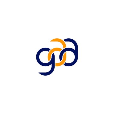 Harfler GAA Monogram logo tasarımı