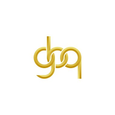 Harfler GBQ Monogram logo tasarımı