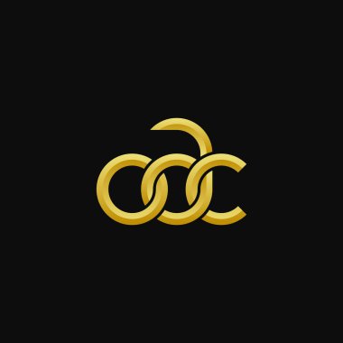 Harfler OAC Monogram logo tasarımı
