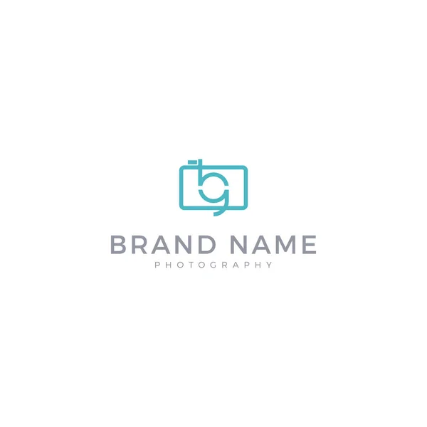 Γράμματα Camera Logo Design Vector — Διανυσματικό Αρχείο