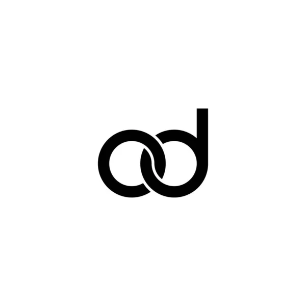 Cartas Projeto Logotipo Monograma — Vetor de Stock