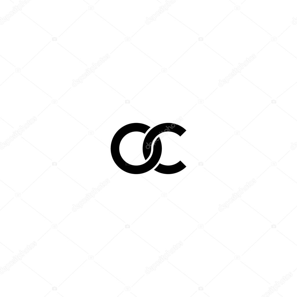 Letters OC Monogram logo design