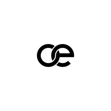 Harfler OE Monogram logo tasarımı