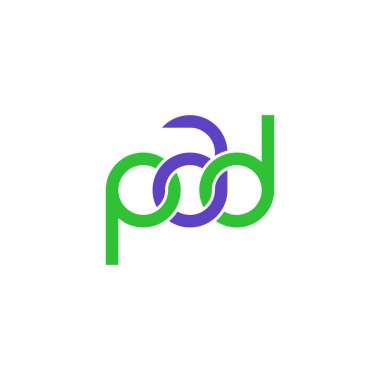 Harfler PAD Monogram logo tasarımı