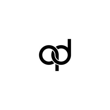 Harfler QD Monogram logo tasarımı