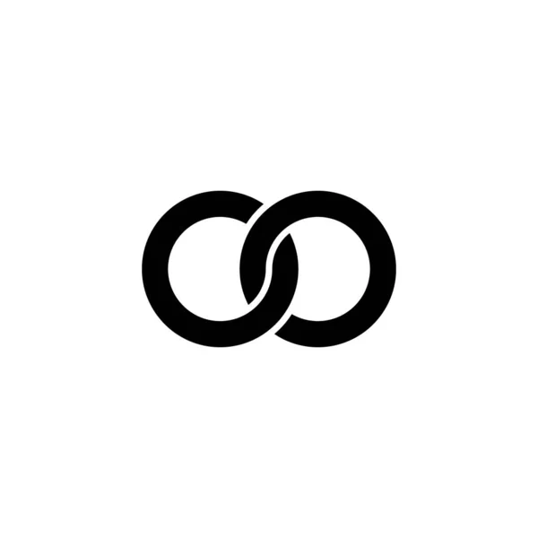 Bokstäver Monogram Logo Design — Stock vektor