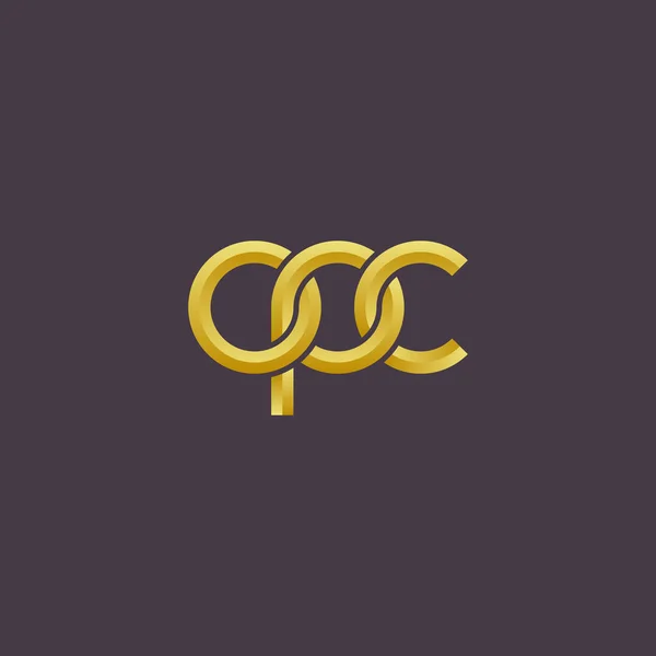 Σχεδιασμός Λογότυπου Opc Γραμμάτων — Διανυσματικό Αρχείο