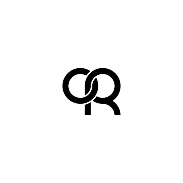 Літери Або Дизайн Логотипу Монограми — стоковий вектор