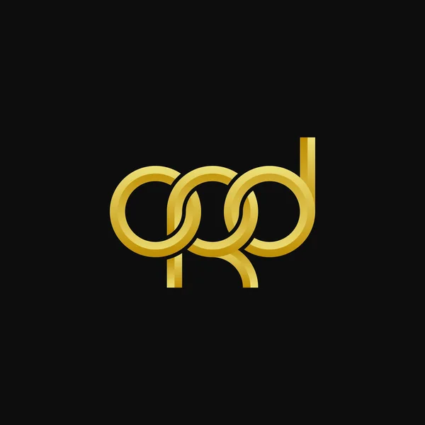 Litery Projekt Logo Monogramu Ord — Wektor stockowy