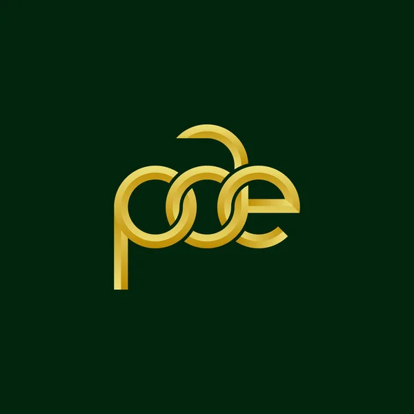 Σχεδιασμός Λογότυπου Pae Monogram — Διανυσματικό Αρχείο