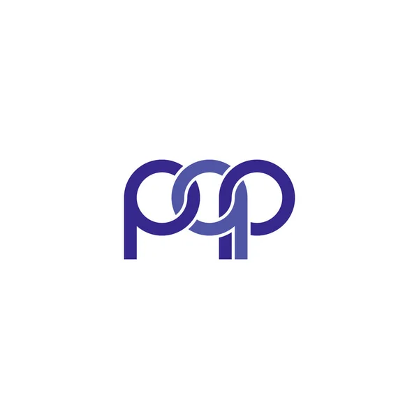 字母Pqp字母组合标识设计 — 图库矢量图片