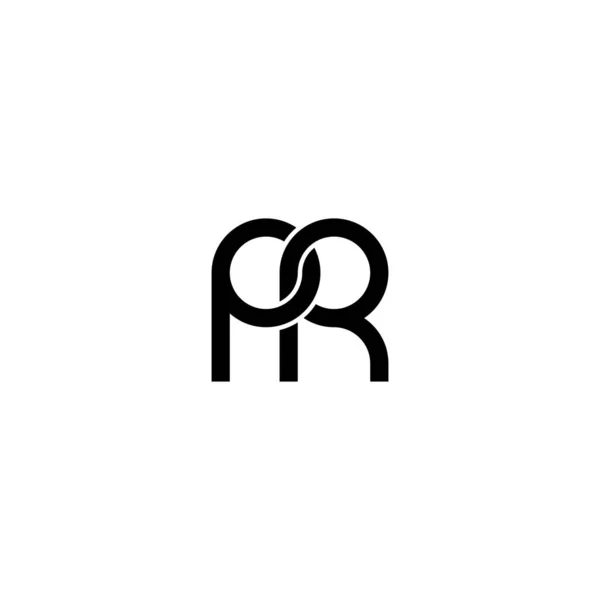 Літери Монограма Дизайн Логотипу — стоковий вектор