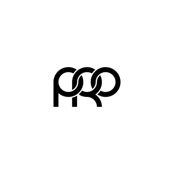 Letters Pro Monogram Logo Ontwerp — Stockvector