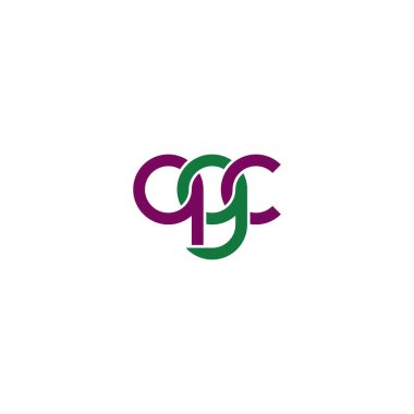 Harfler QGC Monogram logo tasarımı