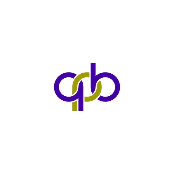 Harfler QPB Monogram logo tasarımı