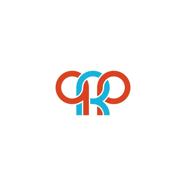 Lettres Qrp Monogram Logo Design — Image vectorielle