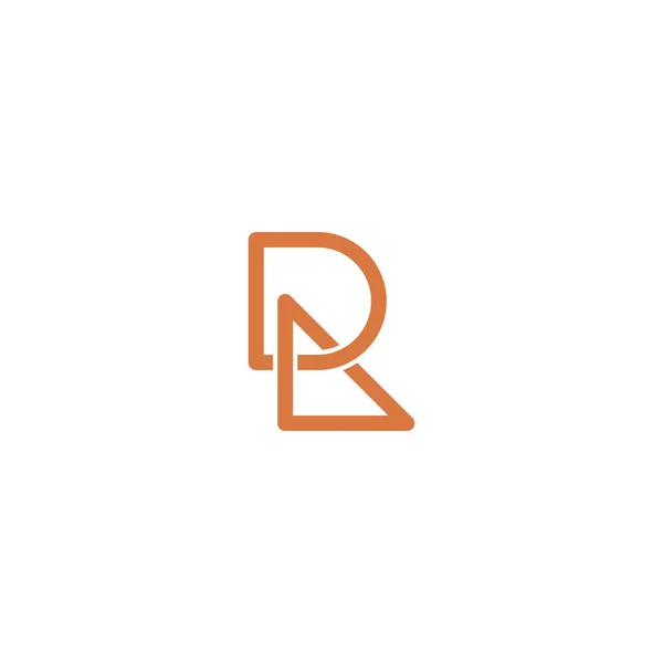 Buchstaben Oder Verknüpfter Logo Designvektor — Stockvektor