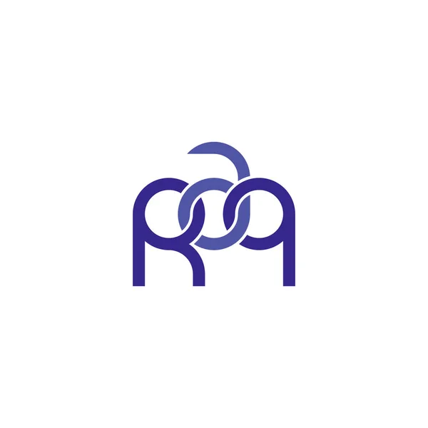 Σχεδιασμός Λογότυπου Raq Monogram — Διανυσματικό Αρχείο